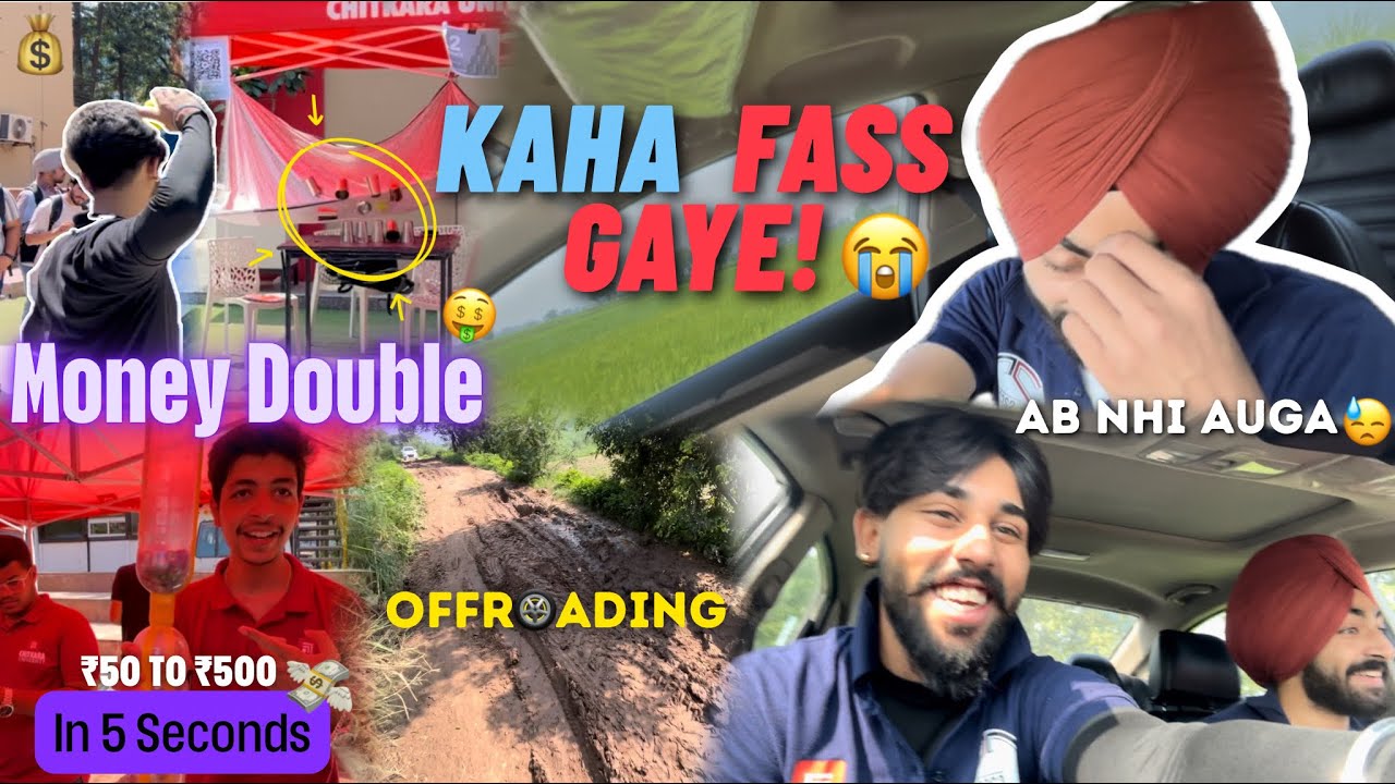 BUNK & OFFROADING😱|| MONEY DOUBLE - GIVE 50 GET 500 💸🤑|| CHITKARA UNIVERSITY 