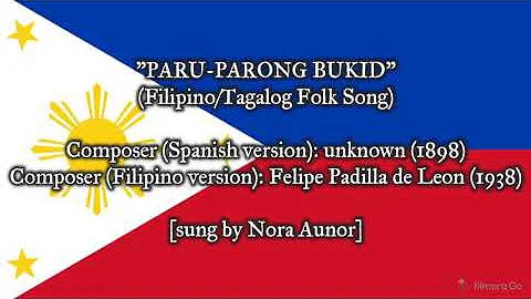 "Paru-parong Bukid" - Filipino/Tagalog Folk Song
