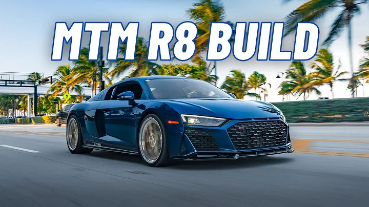 Gentian Blue R8 Tuned, Exhaust and Wheels by MTM USA | BC Forged HCS21S