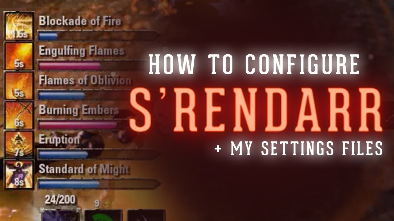 [Tutorial] Srendarr Addon Configuration for ESO (+ My Settings Files ...