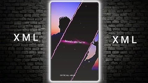 BEWAFA BEWAFA BEWAFA NIKLI HAI TU||💔💥NEW TEND XML FILE ✅🔥 ALIGHT MOTION EDITING 🔥@OfficialArun217