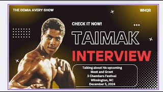 Taimak - The Last Dragon Interview -  Meet and Greet at 3 Chambers Festival!