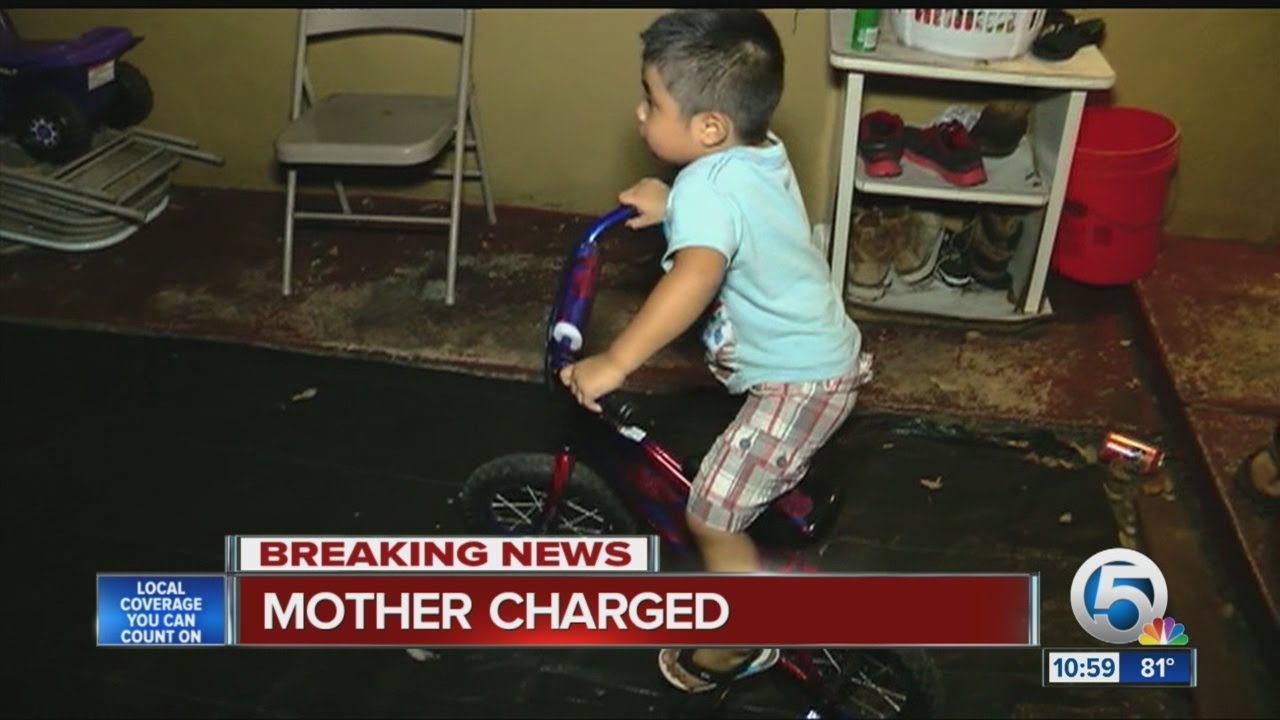 Mother arrested after child found alone in street - YouTube
