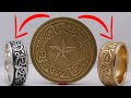 Making a Brass Coin into Gold and Silver Coin Rings