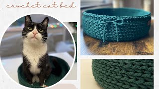 Crochet Cat Bed Camel Stitch