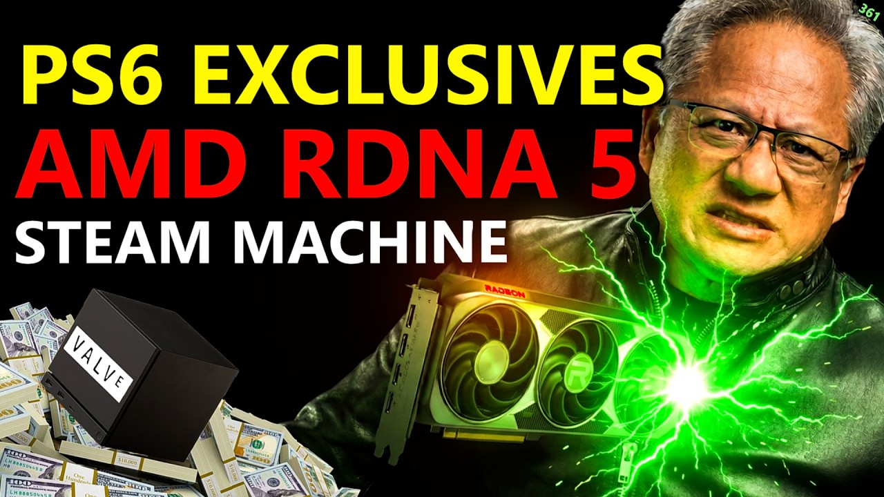 PS6 Exclusive Blitz, AMD RDNA5 vs Nvidia DLSS5, Steam Machine💸| Bryan Heemskerk | Broken Silicon 361