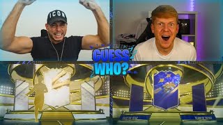 We Opened Our 88+ ICON Pack 🔥 TOTY GUESS WHO FIFA vs @Jack54HD