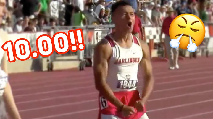3rd Fastest 100m In HS HISTORY: 10.00 By Jose Garc...