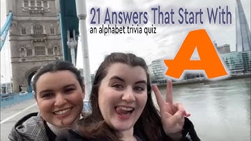 "A" 21 Answers That Start With "A" | alphabet trivia | 21 RANDOM QUESTIONS {ROAD TRIpVIA- ep:460]