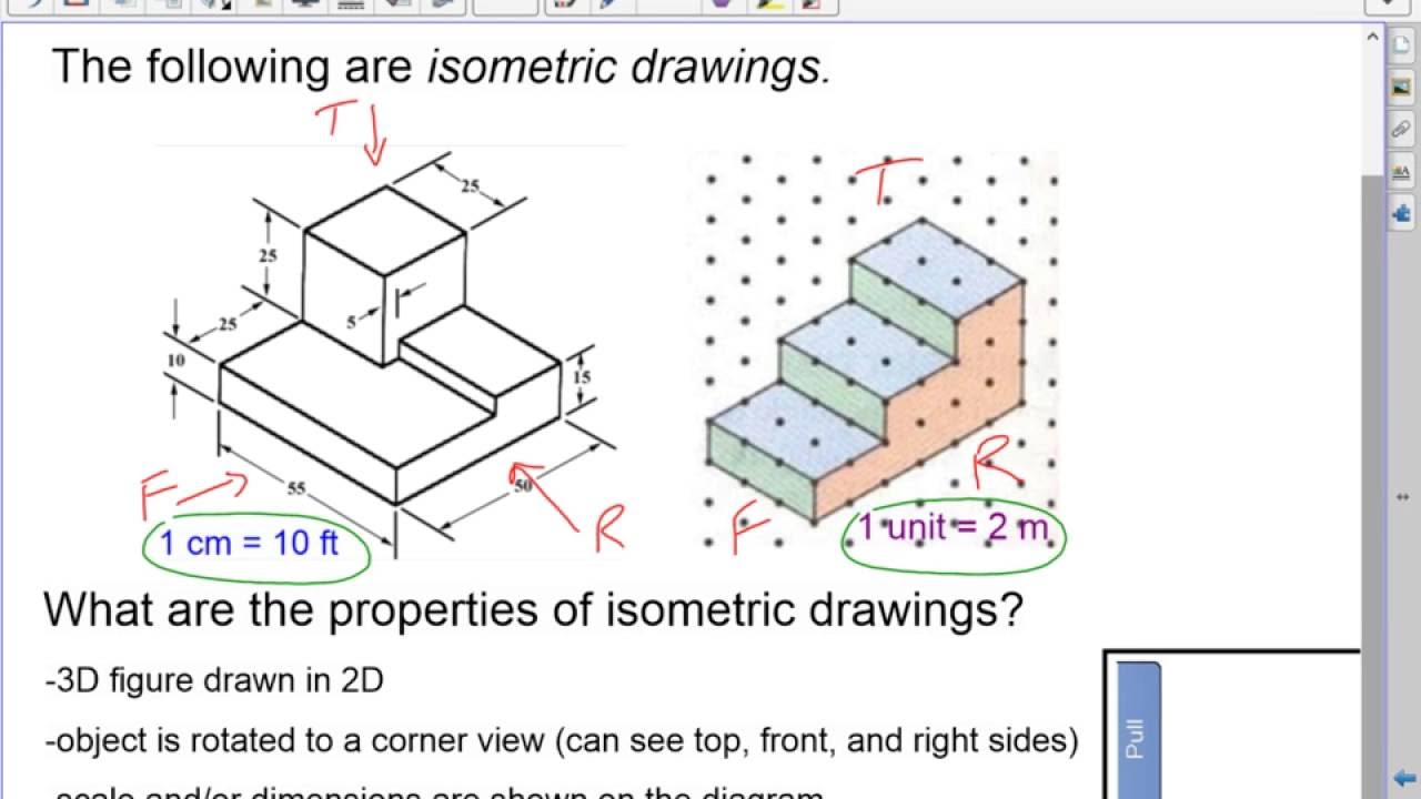 Isometric vs Orthographic Drawings YouTube