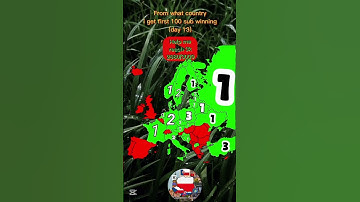 From which country I get first 100 sub winning (day 13) #mapping #mapper #map #europe #shorts #feed