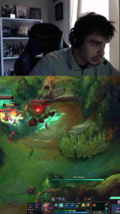 GANK BOT INTO KILL RED #leagueoflegends #outplay #ekko #ekkojungle #twitch #streamer #riotgames