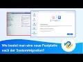 Wie bootet man eine neue Festplatte nach der Migration des Betriebssystems auf eine SSD?
