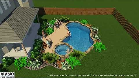 Custom Pool Design By: Alamo Pool Builders