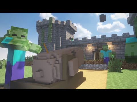 Medieval Bombard vs Realistic MINECRAFT Castle in TEARDOWN