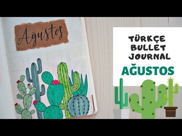 TÜRKÇE BULLET JOURNAL // AĞUSTOS