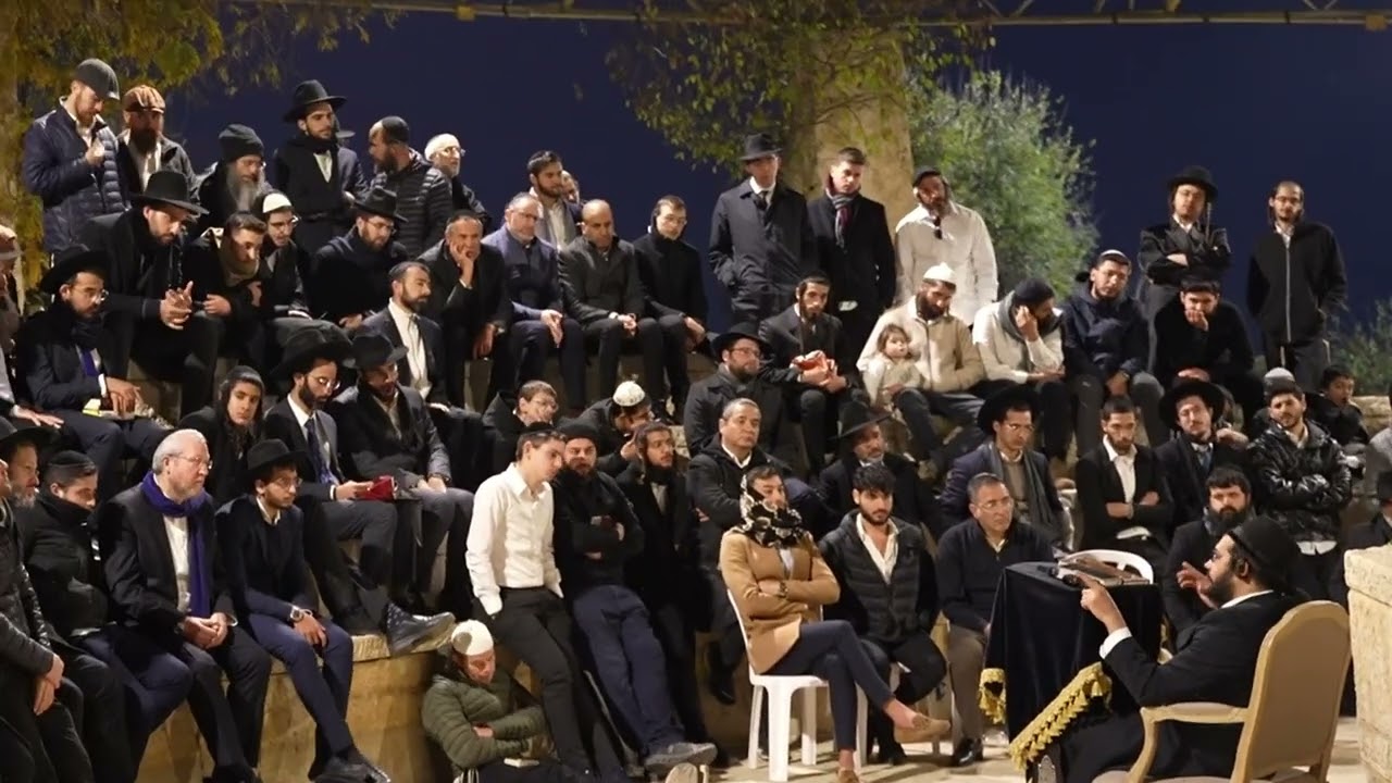 הסגולה של  הינוקא לביטול הקשיים | שו״ת עם הגאון הינוקא לאחר סעודה שלישית מול חומות ירושלים