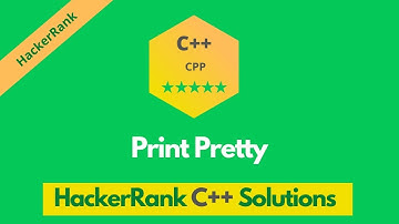 HackerRank Print Pretty problem solution in C++ | C++ problems solutions | Programmingoneonone