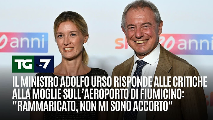 Il ministro Adolfo Urso risponde alle critiche alla moglie sull’aeroporto di Fiumicino