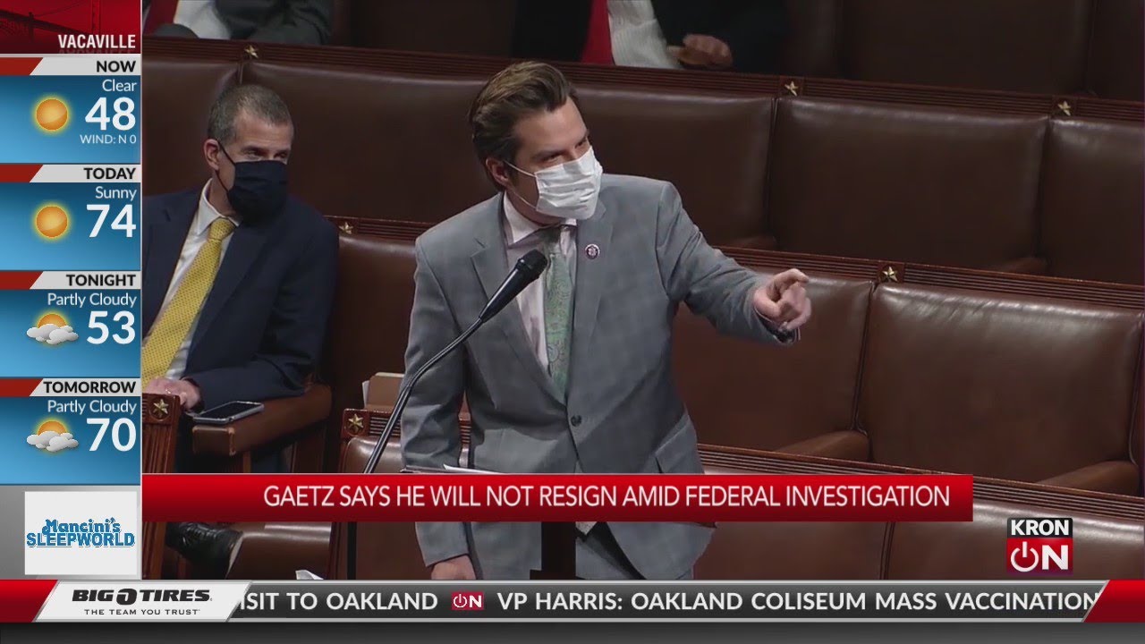 Congressman Matt Gaetz won't resign