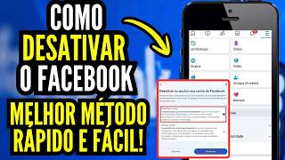 Como Desativar o Facebook 2026 - Como DESATIVAR ou EXCLUIR a CONTA DO FACEBOOK 2026 ATUALIZADO