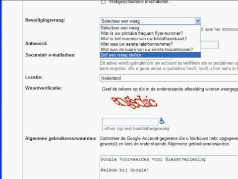 google account aanmaken
