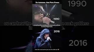 No Autotune. Just The Greatest Rock Voice Of Her Generation. 🎙️