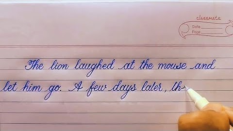 Handwriting Beginners Practice|| Learn Cursive writing||Calligraphy anand