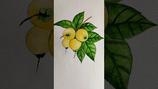 Rose Apples realistic art. art Gallery. #youtubeshorts