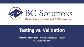 Testing vs  Validation