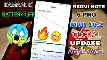 Redmi Note 5 Pro 10.2.0.1 - Amazing Battery Performance 😱