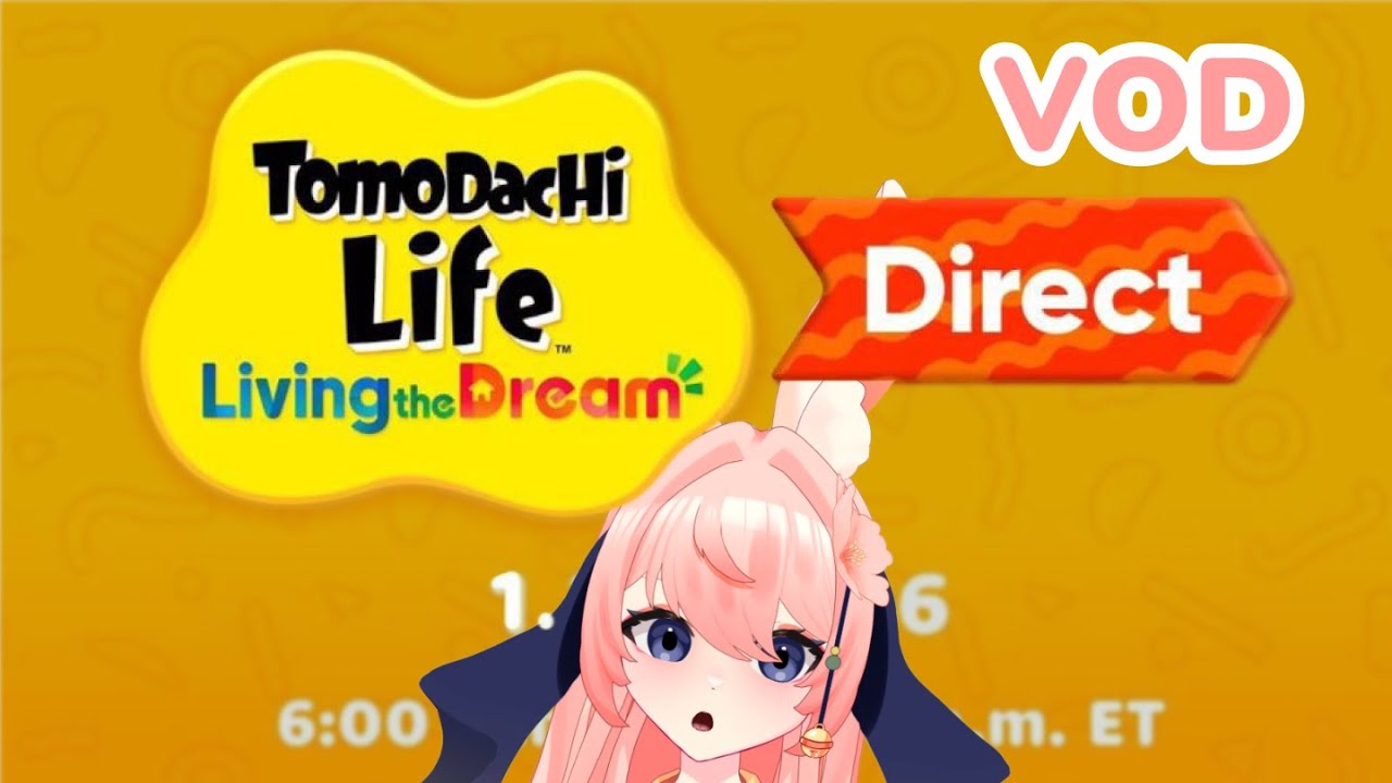 Reacting to Tomodachi Life Living the Dream Direct | Full VOD