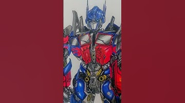 Drawing all 3 movie-verse Optimus prime #shorts #drawing #optimusprime