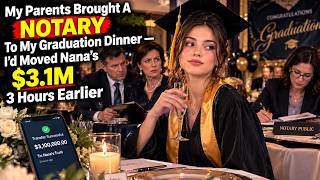 Full My Parents Brought A NOTARY To My Graduation Dinner — I'd Moved Nana's $3.1M 3 Hours Earlier Update
