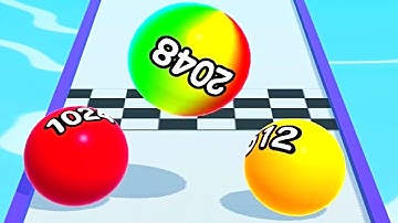Ball Run 2048 Merge Number ! MAX LEVELS Gameplay Walkthrough New Update Part 268 android, ios