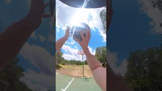 Mini hoop vs Regulation hoop #basketball #ballislife #bball #sports #shorts #fyp
