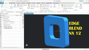 Edge Blend Command in NX 12 | Fillet Features in Siemens NX | Mechanical Design Hub