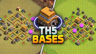 Top 5 New Best Th5 Base Layouts Copy Link Clash Of Clans