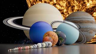 Comparing Dwarf Planets, Solar System & Moons | 3D Size Comparison
