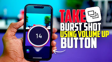 How to Take a Burst Shot Using Volume Up Button on iPhone | Capture Burst Photos Fast