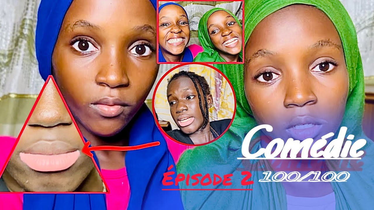 Les jumelles AmiDija et Maman laye comédienne- Comédie 100/100 - Épisode 2