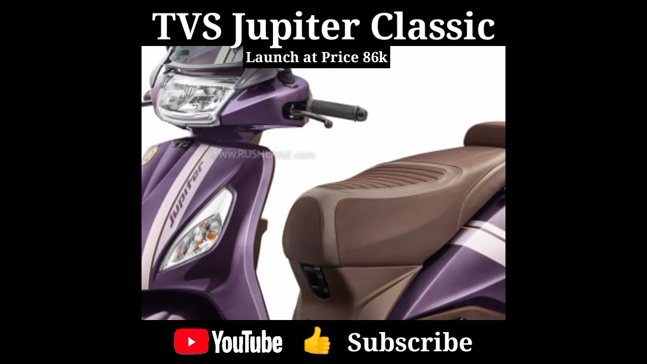 TVS Jupitar Classic Scooter Launch | New TVS Scooter 