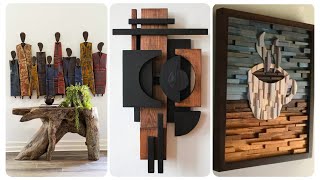 Find The Best & Modern Wooden Wall Decor Ideas For Home Interior Design Wood Wall Art Decoration