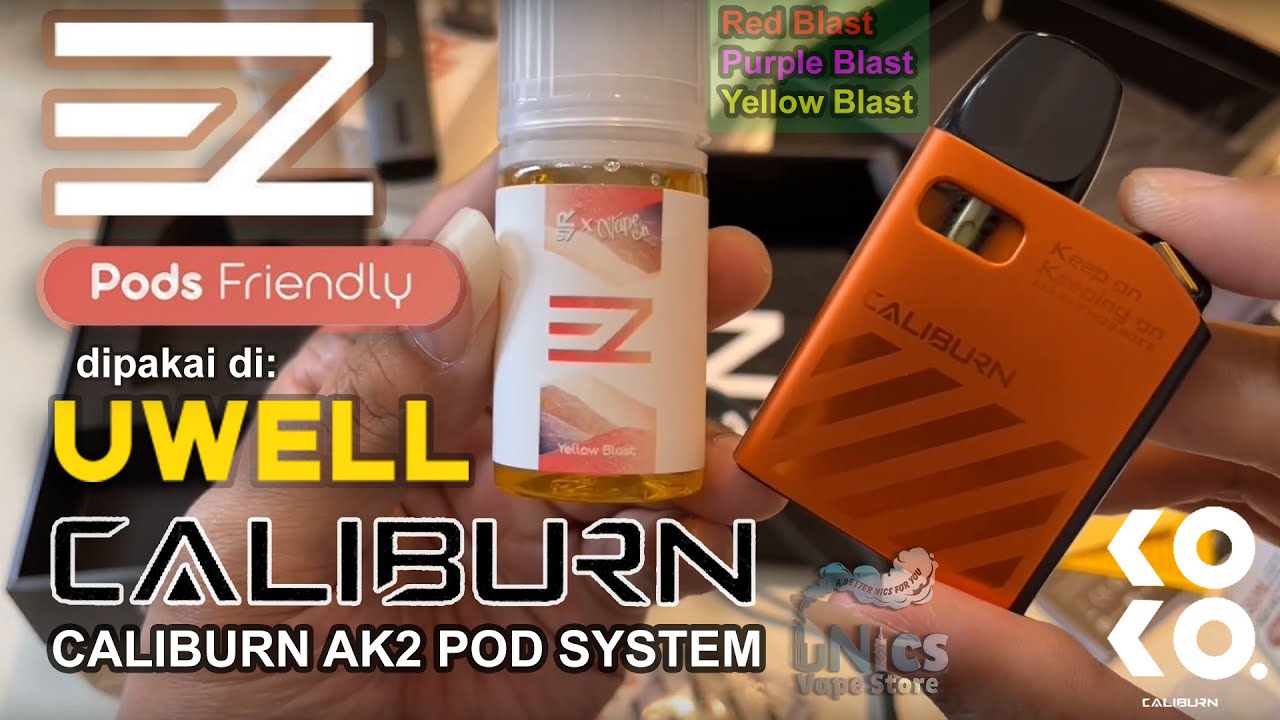 Liquid EZ Pods Friendly series 30ML High Salt Nic Red Purple Yellow