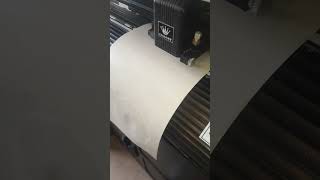 Creation Kingcut A630 A-series cutter test cut from on board buttons