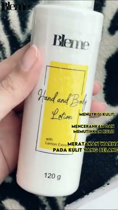 Bleme Body lotion, rahasia putih artis 🌿😍