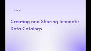 Creating and Sharing Semantic Data Catalogs