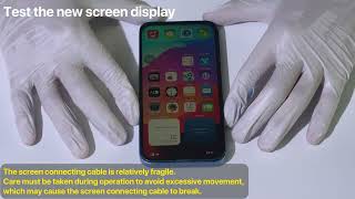iPhone 13 screen replacement setup instruction
