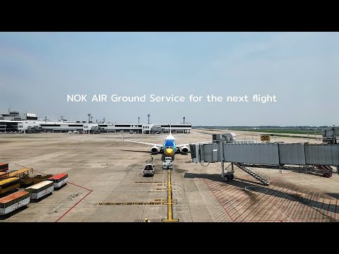 Nok Air ground service for the next flight