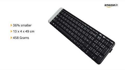 Logitech K230 Compact Wireless Keyboard for Windows, 2.4GHz Wireless @BestHomeProductsIndia
